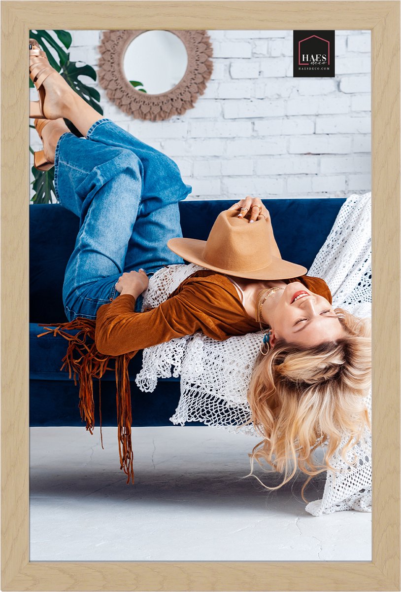HAES DECO - Houten fotolijst Avignon bruin voor 1 foto formaat 20x30 - SP14830