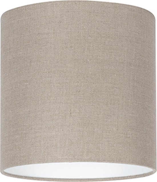 Staande lampenkap San Remo velours Velours zwart op taupe 50x40x26cm