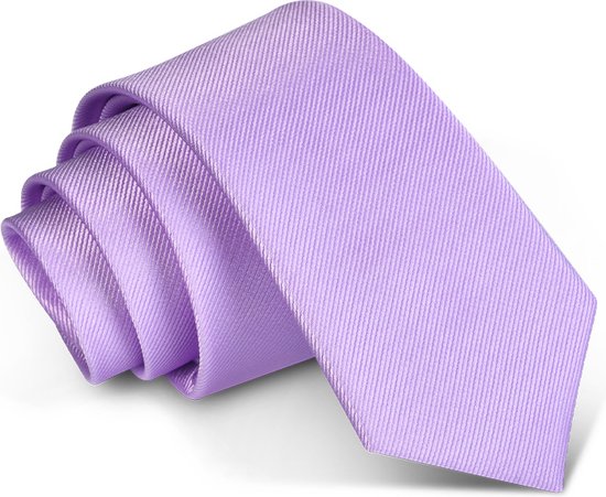 Premium Ties - Luxe Stropdas Heren + Pochet - Set - Polyester - Lichtpaars  - Incl.... | bol.com