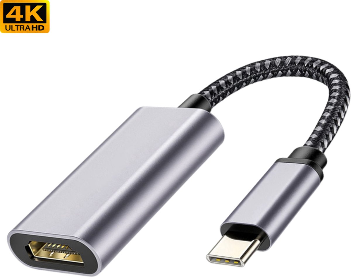 USB-C naar HDMI - Adapter - Splitter - Space Gray