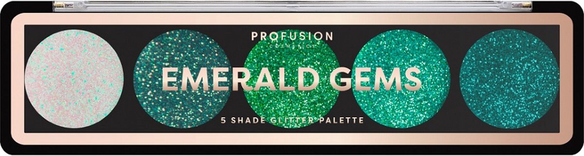 Profusion Glitter Palette Emerald Gems