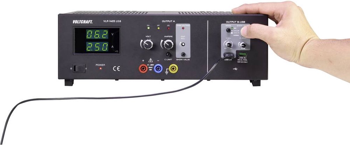GW Instek GPD-3303S Labvoeding, Regelbaar 0 - 30 V/DC 1 - 3 A 195 W USB Aantal Uitgangen 3 X 512589