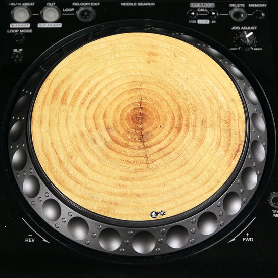 Dj Skins Pioneer CDJ Jogwheel Skins Woody Pair DJ Skin Bol Com