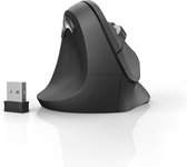 Bol.com Hama Verticale ergo. draadloze muis voor linksh. "EMW-500L" 6 knoppen zwart aanbieding