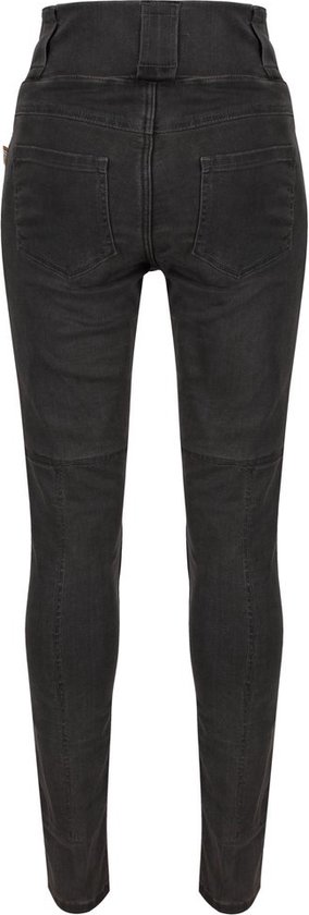 BGA Beschermende motorbroek voor dames - Bikers Gear Australia Bootcut motorbroek voor dames, kevlar jeans, versterkt, veiligheid in heupen en knieën, Blauw