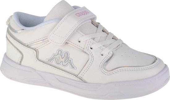 Kappa Lineup Low GC K 260963K-1017, pour fille, Wit, Baskets pour femmes, Chaussures de Chaussures de sport, taille: 28