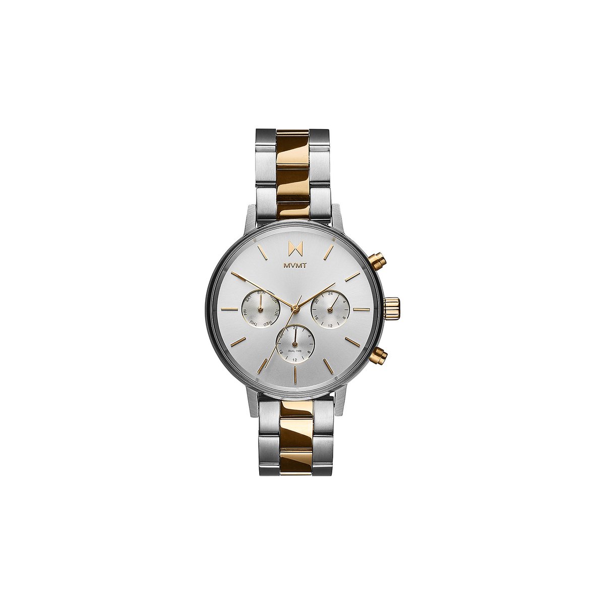 Mmt dames horloges quartz analoog One Size Zilver 32019022