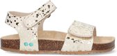 Bunnies JR 222418-503 Meisjes Sandalen - Beige/Goud/Print - Imitatieleer - Klittenband