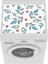 Wasmachine beschermer mat - Hulst - Pastel - Patronen - Kerst - Breedte 55 cm x hoogte 45 cm