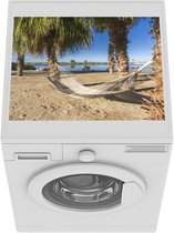 Wasmachine beschermer mat - Strand - Hangmat - Relax - Breedte 55 cm x hoogte 45 cm