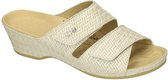 Vital -Dames -  crÈme - slippers & muiltjes - maat 35