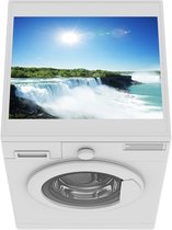 Wasmachine beschermer mat - Felle zon boven de Niagarawatervallen in Noord-Amerika - Breedte 55 cm x hoogte 45 cm