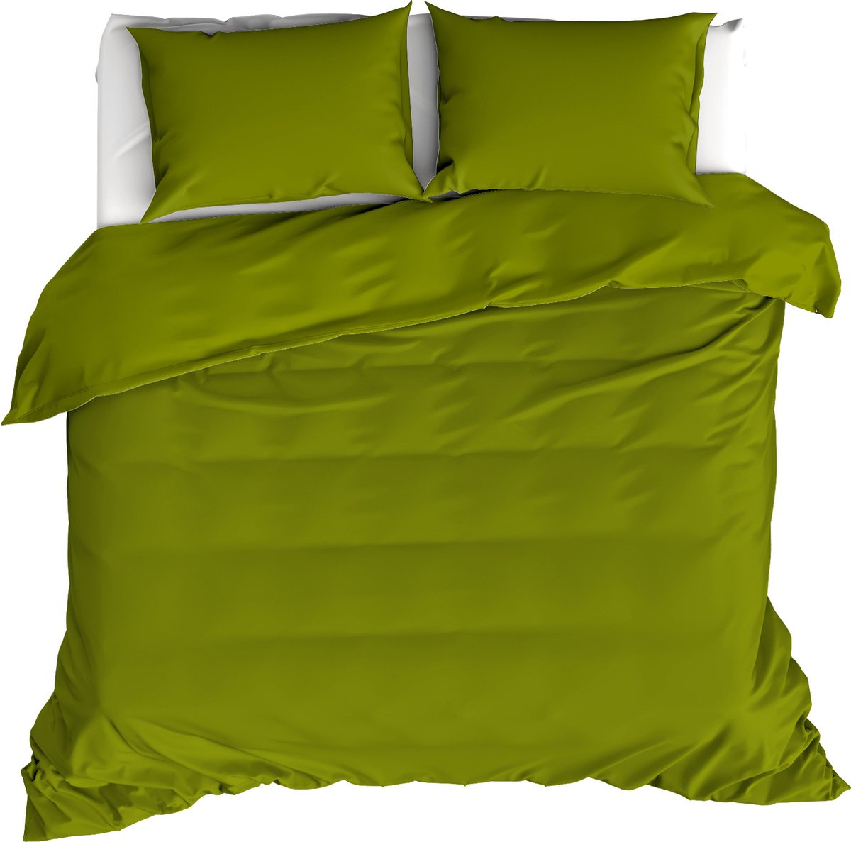 Moodit Dekbedovertrek Basil Cactus - Lits Jumeaux - 240 x 220 cm - Katoen