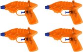 5x Waterpistool/waterpistolen oranje 16,5 cm