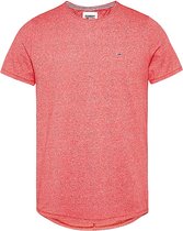 Tommy Hilfiger - Heren Tee SS Classics Slim Fit Shirt - Rood - Maat XL