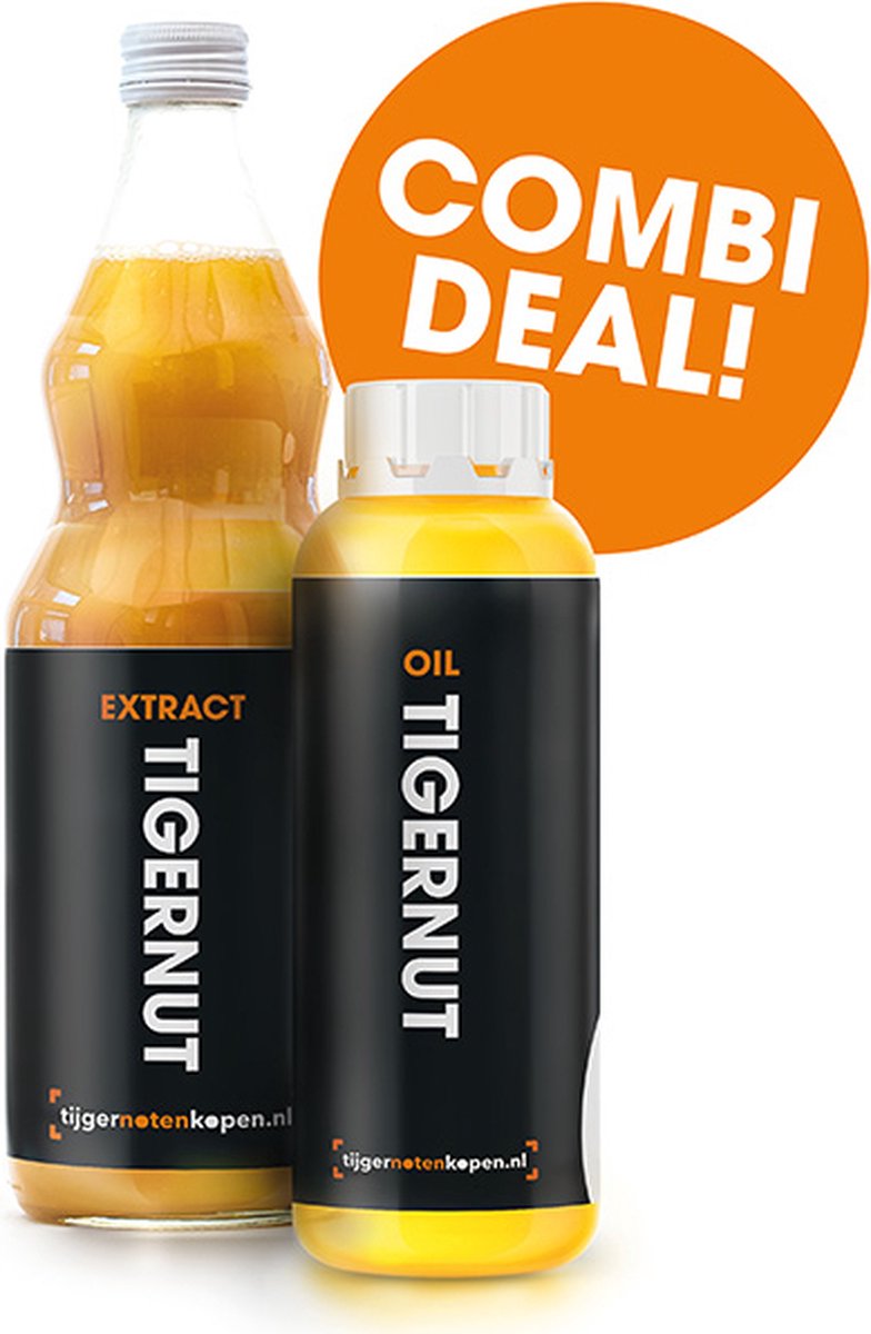 Tijgernoten Siroop + Olie Combi Deal | Karpervissen | Karper Aas | Karper Vissen | Karper Voer | Karper
