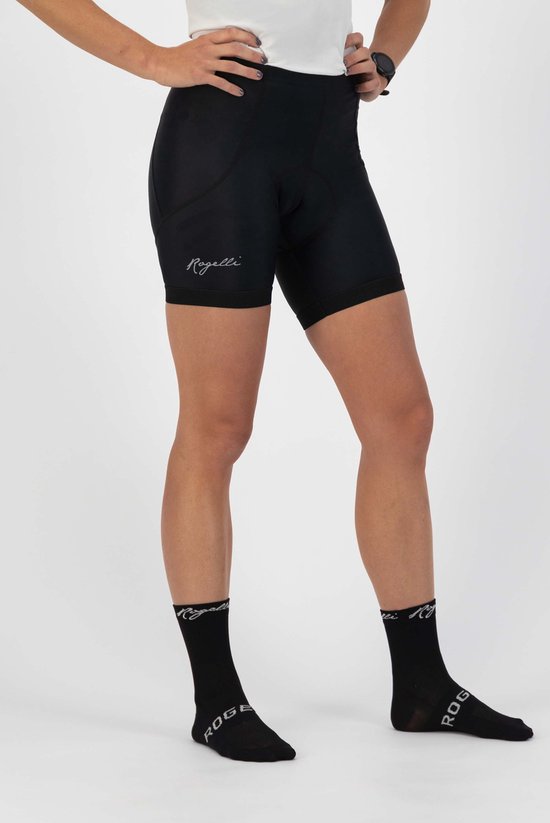 Rogelli Core Korte Fietsbroek - Dames - Zwart - Maat S