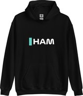 Hoodie Sweater | Lewis Hamilton | Formule 1 | F1 | Mercedes | Grand Prix | Merchandise | Merch - Maat M - Trui - Kleding - Zwart - Unisex - Katoen - Polyester - Capuchon - Lange mo