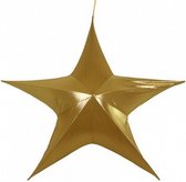 kersthanger ster Maria 135 cm textiel goud