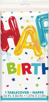 tafelkleed Happy Balloon Birthday 140 x 214 cm