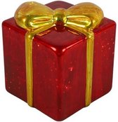 kerstversiering Yanick led 10 cm glas rood