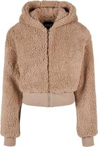 Urban Classics Jacket -S- Short Oversized Sherpa Creme