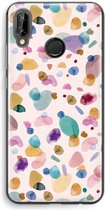 Case Company® - Huawei P20 Lite hoesje - Terrazzo Memphis - Soft Cover Telefoonhoesje - Bescherming aan alle Kanten en Schermrand