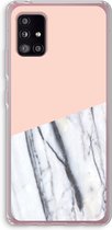 Case Company® - Samsung Galaxy A51 5G hoesje - A touch of peach - Soft Cover Telefoonhoesje - Bescherming aan alle Kanten en Schermrand