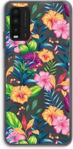 Case Company® - Xiaomi Redmi 9T hoesje - Tropisch 2 - Soft Cover Telefoonhoesje - Bescherming aan alle Kanten en Schermrand