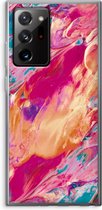 Case Company® - Samsung Galaxy Note 20 Ultra / Note 20 Ultra 5G hoesje - Pastel Echoes - Soft Cover Telefoonhoesje - Bescherming aan alle Kanten en Schermrand