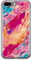 Case Company® - iPhone 8 Plus hoesje - Pastel Echoes - Soft Cover Telefoonhoesje - Bescherming aan alle Kanten en Schermrand