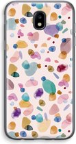 Case Company® - Samsung Galaxy J5 (2017) hoesje - Terrazzo Memphis - Soft Cover Telefoonhoesje - Bescherming aan alle Kanten en Schermrand