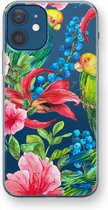 Case Company® - iPhone 12 mini hoesje - Papegaaien - Soft Cover Telefoonhoesje - Bescherming aan alle Kanten en Schermrand