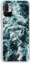 Case Company® - Xiaomi Redmi Note 10 5G hoesje - Zee golf - Soft Cover Telefoonhoesje - Bescherming aan alle Kanten en Schermrand