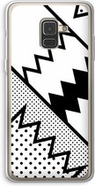 Case Company® - Samsung Galaxy A8 (2018) hoesje - Pop Art #5 - Soft Cover Telefoonhoesje - Bescherming aan alle Kanten en Schermrand