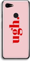 Case Company® - Google Pixel 3 hoesje - Ugh - Soft Cover Telefoonhoesje - Bescherming aan alle Kanten en Schermrand