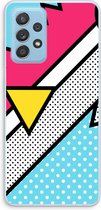 Case Company® - Samsung Galaxy A73 hoesje - Pop Art #3 - Soft Cover Telefoonhoesje - Bescherming aan alle Kanten en Schermrand