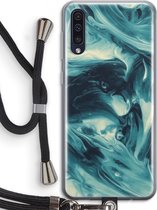 Case Company® - Samsung Galaxy A50 hoesje met Koord - Dreaming About Whales - Telefoonhoesje met Zwart Koord - Bescherming aan alle Kanten en Over de Schermrand