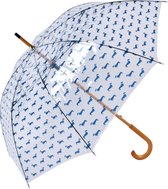 Juleeze Paraplu Volwassenen Ø 60 cm Blauw Kunststof Honden Regenscherm