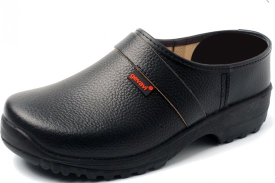 Gevavi Next Lincoln Black Clogs Chaussures fermées PU Unisexe