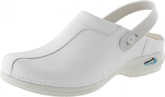 Wash & Go Clog Open White Sabots Unisexe