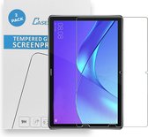 Tablet screenprotector geschikt voor Huawei MediaPad M6 10.8 - Case-friendly screenprotector - 2 stuks - Tempered Glass - Transparant
