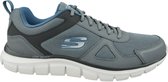 Skechers Track-Scloric 52631-GYNV, Mannen, Grijs, Hardloopschoenen, maat: 39