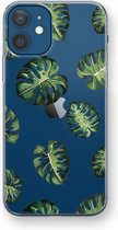 Case Company® - iPhone 12 mini hoesje - Tropische bladeren - Soft Cover Telefoonhoesje - Bescherming aan alle Kanten en Schermrand