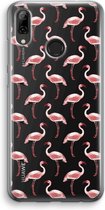 Case Company® - Huawei P Smart (2019) hoesje - Flamingo - Soft Cover Telefoonhoesje - Bescherming aan alle Kanten en Schermrand