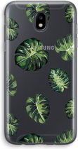 Case Company® - Samsung Galaxy J5 (2017) hoesje - Tropische bladeren - Soft Cover Telefoonhoesje - Bescherming aan alle Kanten en Schermrand