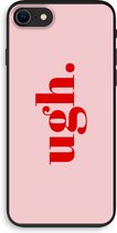 Case Company® - iPhone SE 2020 hoesje - Ugh - Biologisch Afbreekbaar Telefoonhoesje - Bescherming alle Kanten en Schermrand