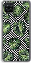 Case Company® - Samsung Galaxy A12 hoesje - Geometrische jungle - Soft Cover Telefoonhoesje - Bescherming aan alle Kanten en Schermrand