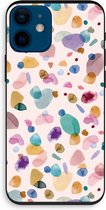 Case Company® - iPhone 12 mini hoesje - Terrazzo Memphis - Biologisch Afbreekbaar Telefoonhoesje - Bescherming alle Kanten en Schermrand