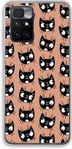 Case Company® - Xiaomi Redmi 10 hoesje - Kat - Soft Cover Telefoonhoesje - Bescherming aan alle Kanten en Schermrand